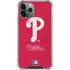 MLB Philadelphia Phillies - Solid Distressed iPhone 11 Pro Max Clear Case