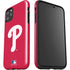 MLB Philadelphia Phillies - Solid Distressed iPhone 11 Pro Max Impact Case