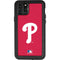 MLB Philadelphia Phillies - Solid Distressed iPhone 11 Pro Max Waterproof Case