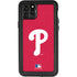 MLB Philadelphia Phillies - Solid Distressed iPhone 11 Pro Max Waterproof Case
