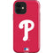 MLB Philadelphia Phillies - Solid Distressed iPhone 12 Impact Case