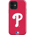 MLB Philadelphia Phillies - Solid Distressed iPhone 12 Impact Case