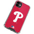 MLB Philadelphia Phillies - Solid Distressed iPhone 12 Mini Clear Case