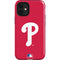 MLB Philadelphia Phillies - Solid Distressed iPhone 12 Mini Impact Case
