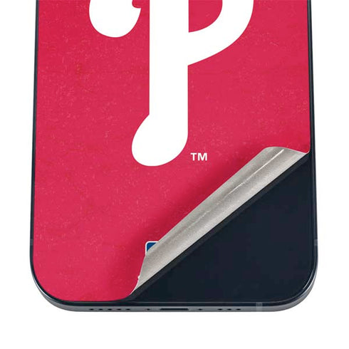 MLB Philadelphia Phillies - Solid Distressed iPhone 12 Mini Skin