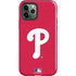 MLB Philadelphia Phillies - Solid Distressed iPhone 12 Pro Impact Case