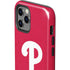 MLB Philadelphia Phillies - Solid Distressed iPhone 12 Pro Impact Case