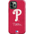 MLB Philadelphia Phillies - Solid Distressed iPhone 12 Pro Max Impact Case