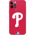 MLB Philadelphia Phillies - Solid Distressed iPhone 12 Pro Max Skin