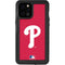 MLB Philadelphia Phillies - Solid Distressed iPhone 12 Pro Max Waterproof Case