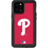 MLB Philadelphia Phillies - Solid Distressed iPhone 12 Pro Max Waterproof Case