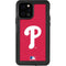 MLB Philadelphia Phillies - Solid Distressed iPhone 12 Pro Waterproof Case