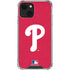 MLB Philadelphia Phillies - Solid Distressed iPhone 13 Clear Case