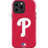 MLB Philadelphia Phillies - Solid Distressed iPhone 13 Pro Max Impact Case