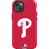 MLB Philadelphia Phillies - Solid Distressed iPhone 15 Impact Case