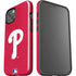 MLB Philadelphia Phillies - Solid Distressed iPhone 14 Impact Case