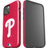 MLB Philadelphia Phillies - Solid Distressed iPhone 15 Plus Impact Case