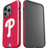 MLB Philadelphia Phillies - Solid Distressed iPhone 14 Pro Impact Case