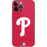 MLB Philadelphia Phillies - Solid Distressed iPhone 14 Pro Max Skin