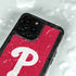 MLB Philadelphia Phillies - Solid Distressed iPhone 14 Pro Max Waterproof Case