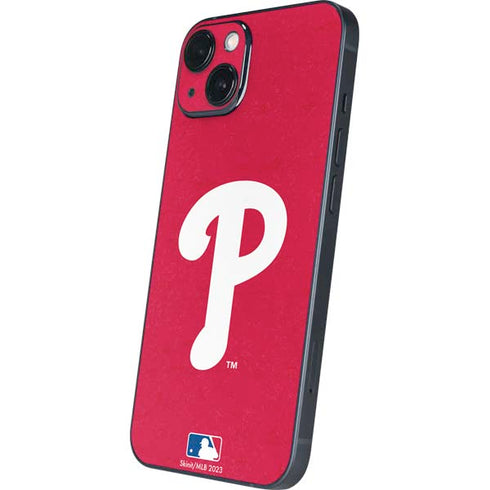 MLB Philadelphia Phillies - Solid Distressed iPhone 14 Skin