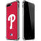 MLB Philadelphia Phillies - Solid Distressed iPhone 7/8 Plus Clear Case