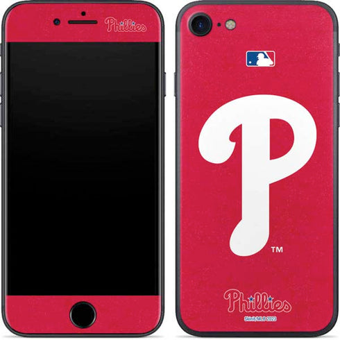 MLB Philadelphia Phillies - Solid Distressed iPhone 7 Skin