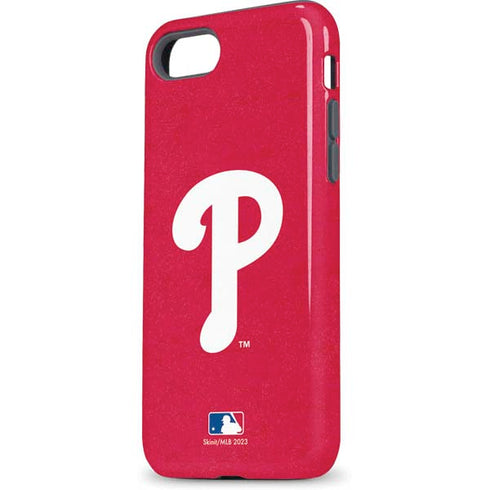MLB Philadelphia Phillies - Solid Distressed iPhone 8 Pro Case