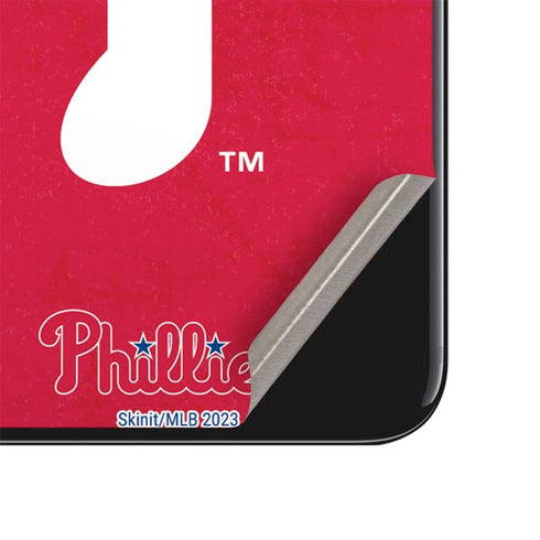 MLB Philadelphia Phillies - Solid Distressed iPhone SE (2nd & 3rd Gen) Skin