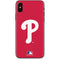 MLB Philadelphia Phillies - Solid Distressed iPhone X Skin