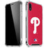 MLB Philadelphia Phillies - Solid Distressed iPhone XR Clear Case