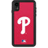MLB Philadelphia Phillies - Solid Distressed iPhone XR Waterproof Case