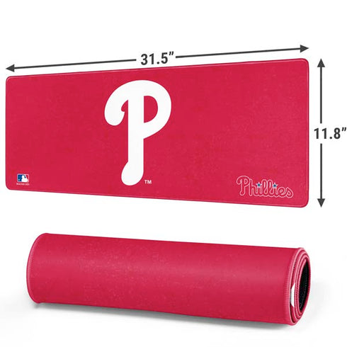 MLB Philadelphia Phillies - Solid Distressed Gaming Mouse Pad