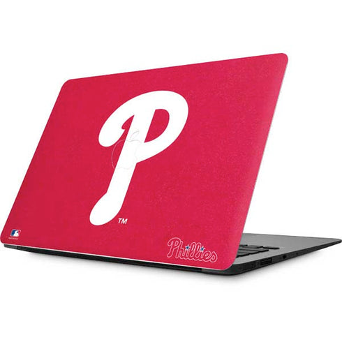 MLB Philadelphia Phillies - Solid Distressed Apple MacBook Skin