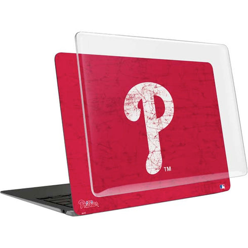 MLB Philadelphia Phillies - Solid Distressed MacBook Air 13in (2020) Case plus Skin