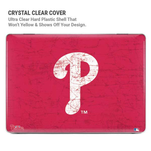 MLB Philadelphia Phillies - Solid Distressed MacBook Air 13in M1 (2021) Case plus Skin