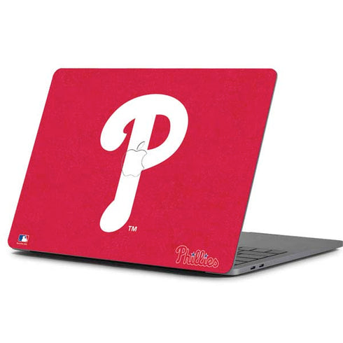 MLB Philadelphia Phillies - Solid Distressed Apple MacBook Pro 13-inch Skin