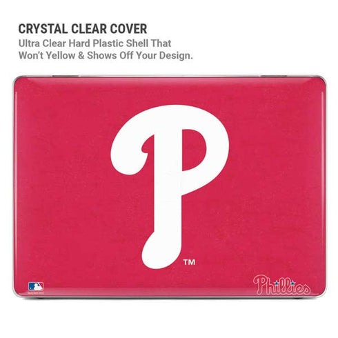 MLB Philadelphia Phillies - Solid Distressed MacBook Pro 16in (2021-25) Case plus Skin