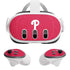 MLB Philadelphia Phillies - Solid Distressed Meta Quest 3 Skin