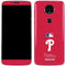 MLB Philadelphia Phillies - Solid Distressed Moto E5 Plus Skin