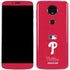 MLB Philadelphia Phillies - Solid Distressed Moto E5 Plus Skin