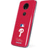 MLB Philadelphia Phillies - Solid Distressed Moto E5 Plus Skin