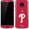 MLB Philadelphia Phillies - Solid Distressed Moto G6 Skin