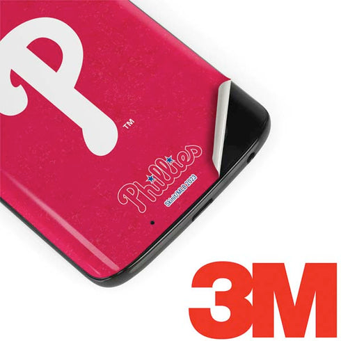 MLB Philadelphia Phillies - Solid Distressed Moto G6 Skin