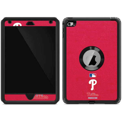 MLB Philadelphia Phillies - Solid Distressed Otterbox Defender iPad Skin