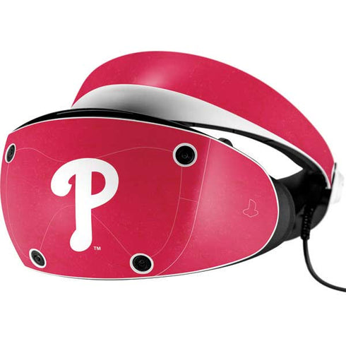 MLB Philadelphia Phillies - Solid Distressed PlayStation VR2 Skin
