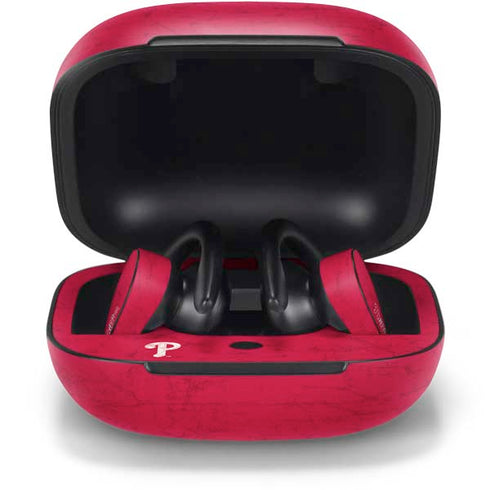 MLB Philadelphia Phillies - Solid Distressed PowerBeats Pro Skin