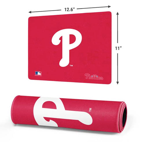 MLB Philadelphia Phillies - Solid Distressed Gaming Mouse Pad