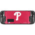 MLB Philadelphia Phillies - Solid Distressed Steam Deck Handheld Gaming Computer Skin