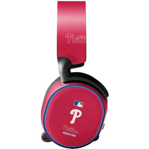 MLB Philadelphia Phillies - Solid Distressed SteelSeries Arctis 5 Skin
